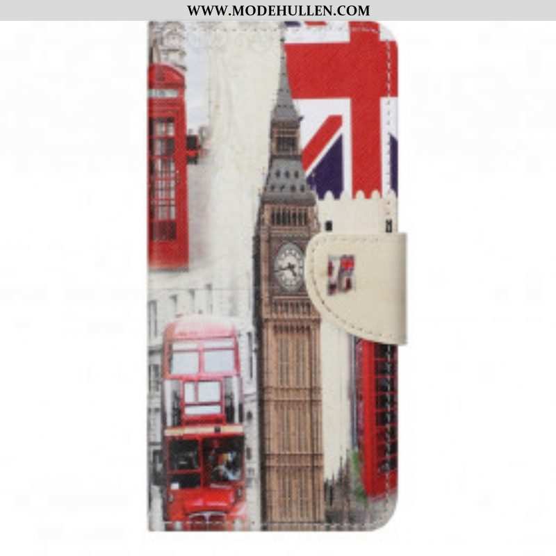 Flip Case Für Motorola Edge 20 Pro Londoner Leben