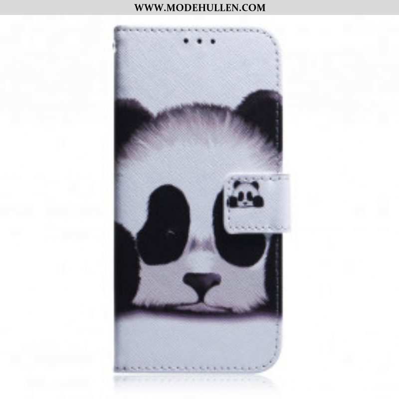 Flip Case Für Motorola Edge 20 Pro Panda-gesicht