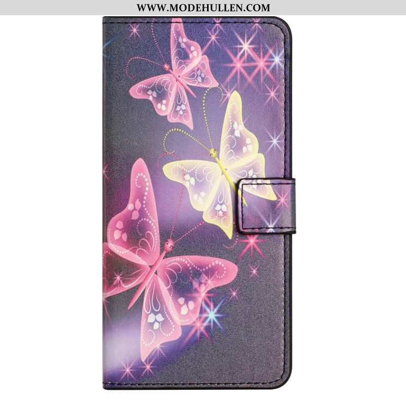 Flip Case Für OnePlus 10T 5G Schmetterlinge