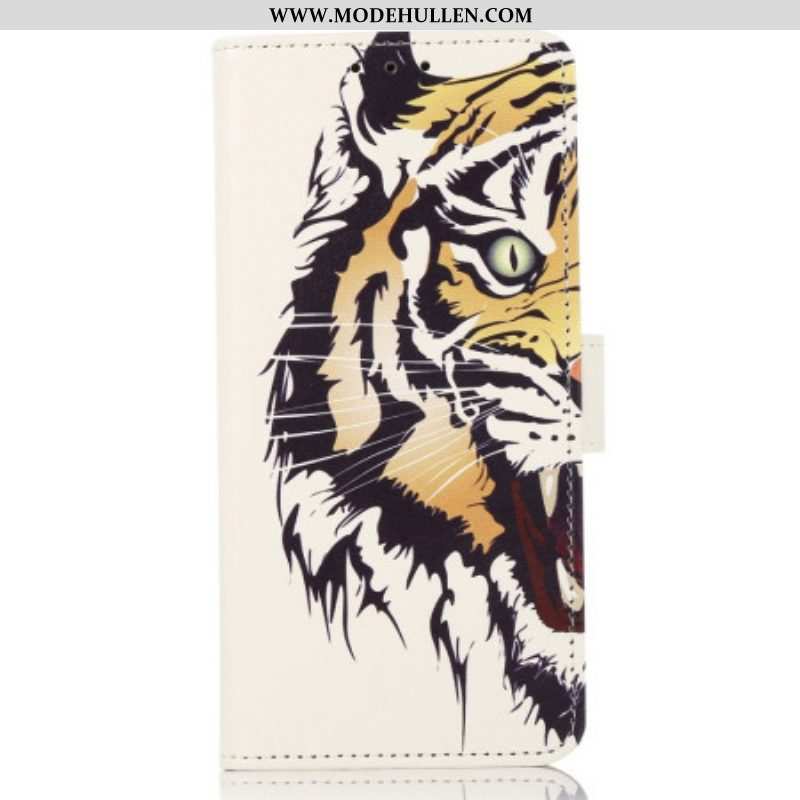 Flip Case Für OnePlus 10T 5G Wilder Tiger