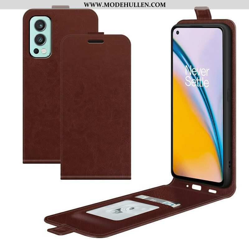 Flip Case Für OnePlus Nord 2 5G Flip Case Faltendes Retro