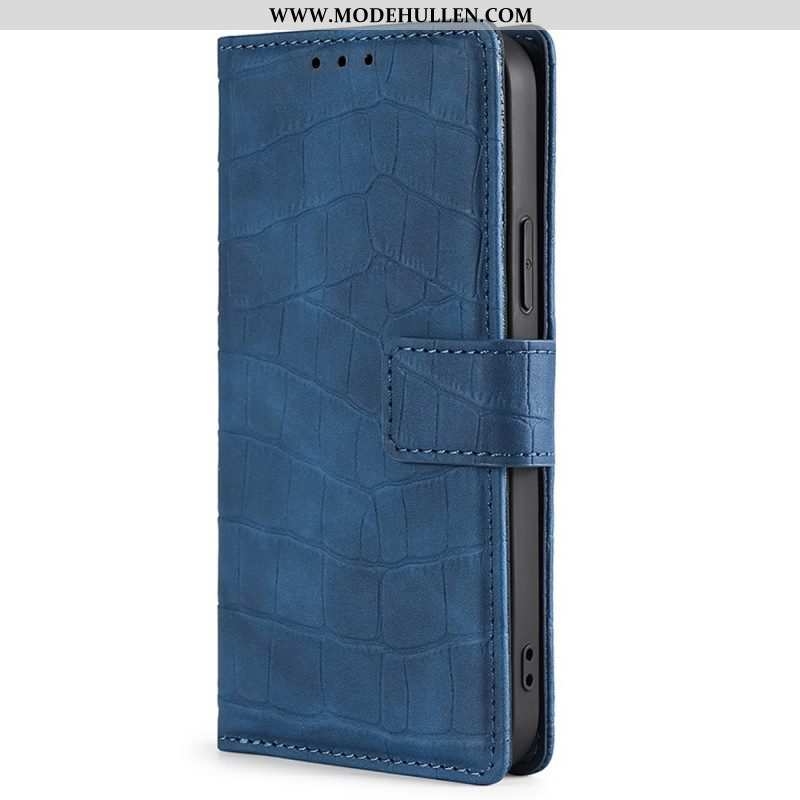 Flip Case Für OnePlus Nord 2T 5G Krokodilleder-stil