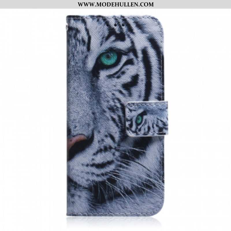 Flip Case Für OnePlus Nord CE 2 5G Weißer Tiger