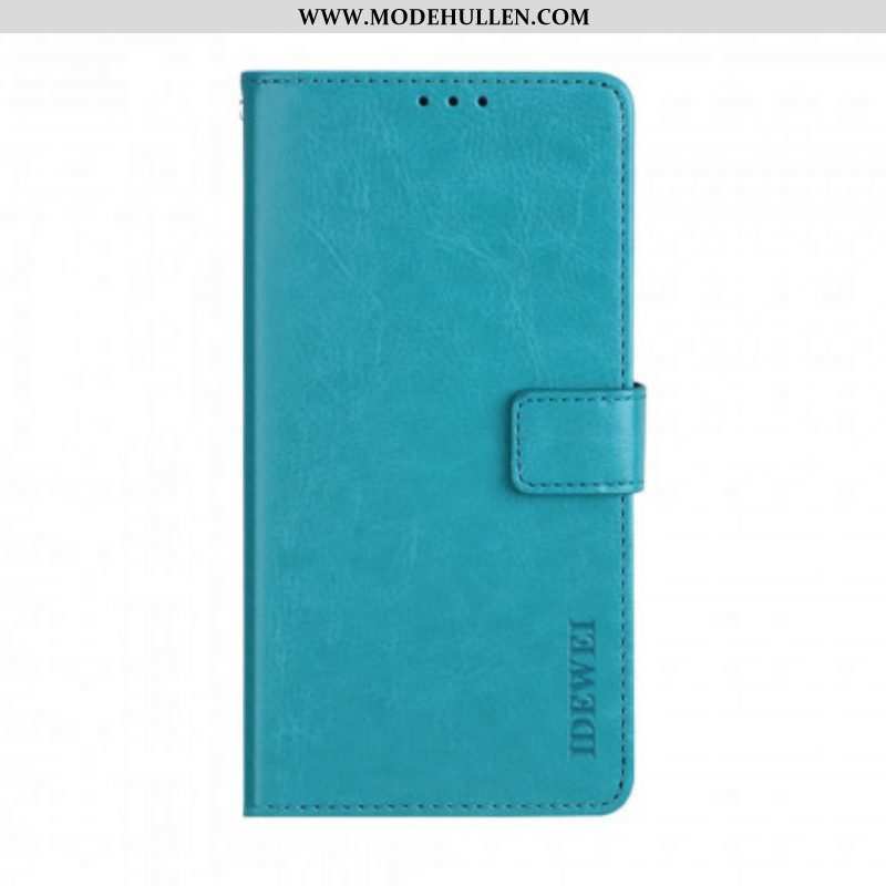 Flip Case Für Oppo A15 Kunstleder Idewei