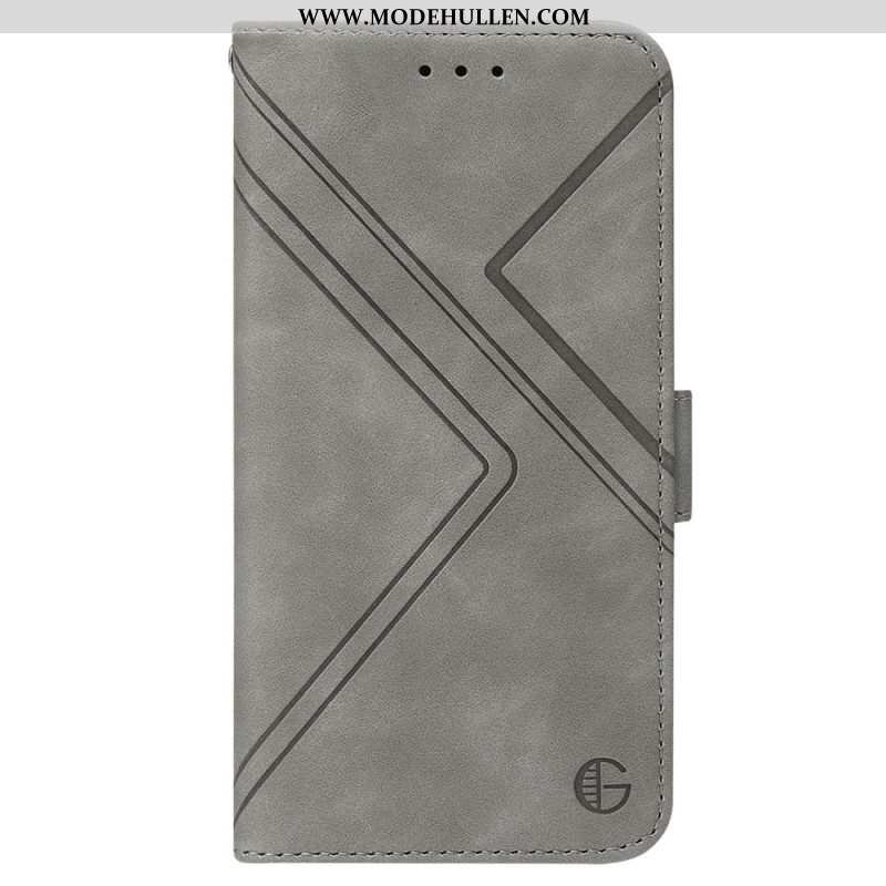 Flip Case Für Oppo A54 5G / A74 5G Kunstleder-rfid