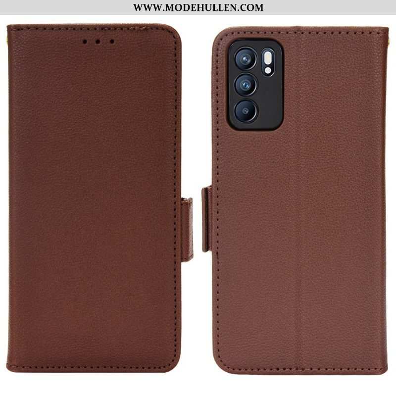 Flip Case Für Oppo Reno 6 5G Flip Case Klappe Doppelt. Neue Farben