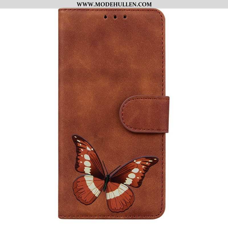 Flip Case Für Oppo Reno 8 Lite Schmetterling