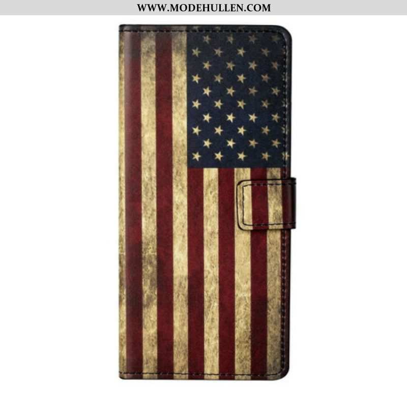 Flip Case Für Poco M3 Pro 5G Amerikanische Flagge