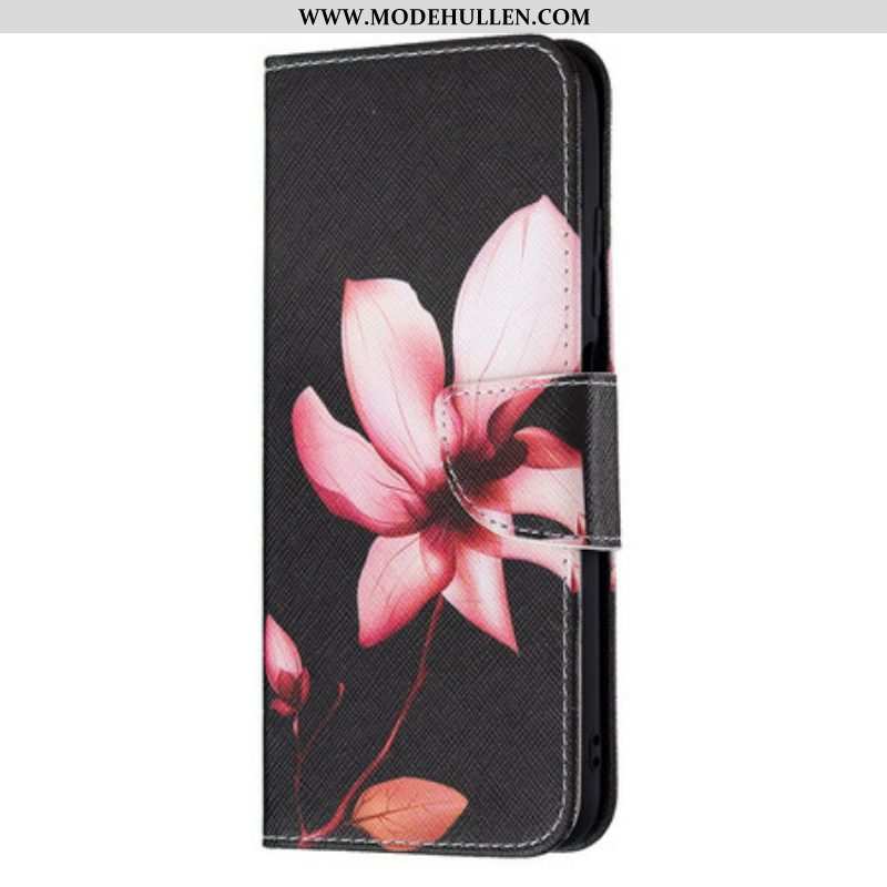 Flip Case Für Poco M3 Pro 5G Pinke Blume