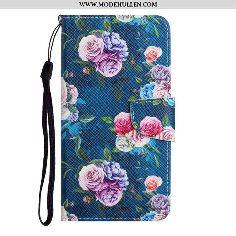 Flip Case Für Poco M4 Pro 5G Liberty Royal Blumen