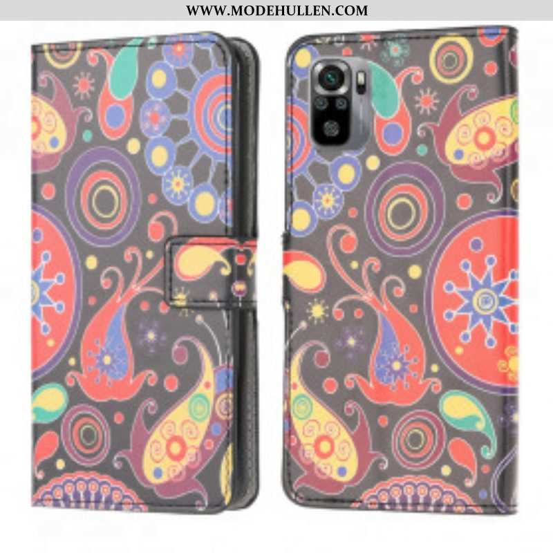 Flip Case Für Poco M5s Galaxy-design