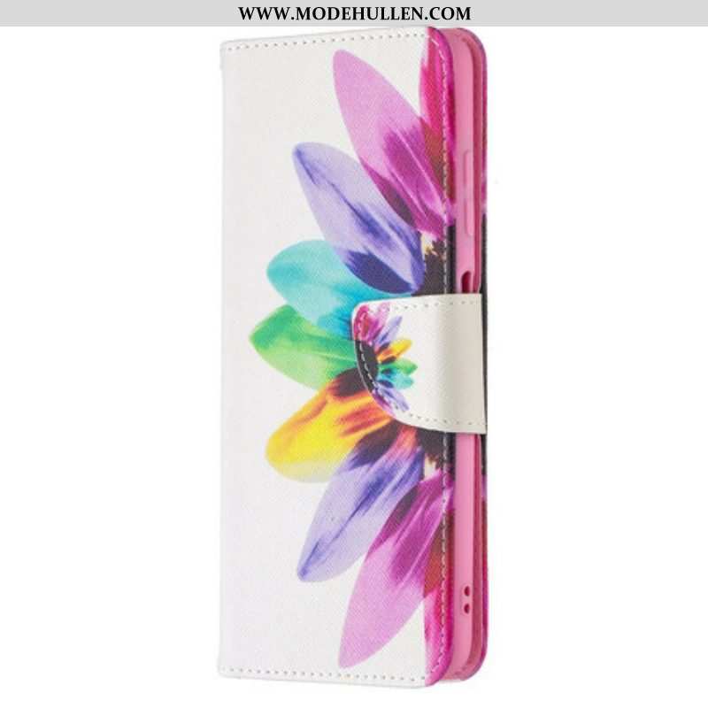 Flip Case Für Poco X3 / X3 Pro / X3 NFC Aquarellblume