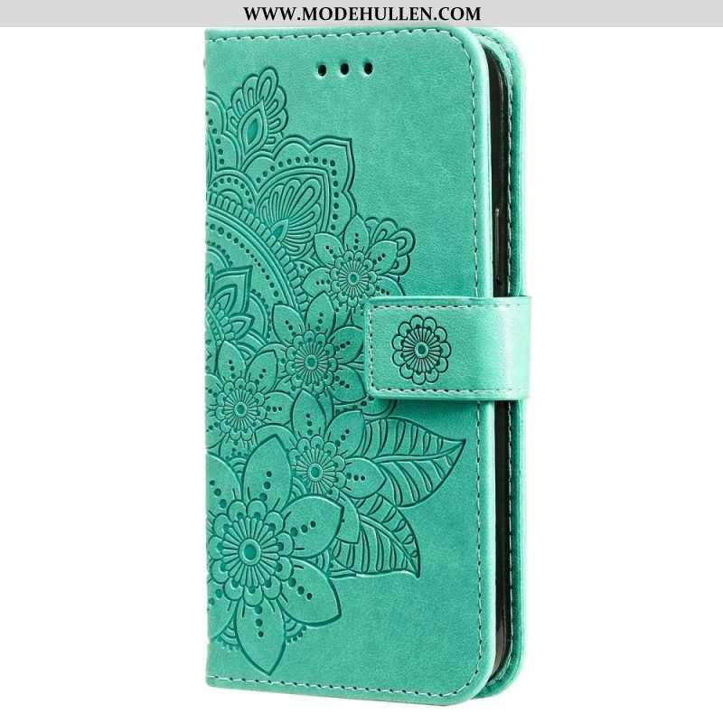 Flip Case Für Poco X5 5G Mit Kordel Riemen-blumen-mandala