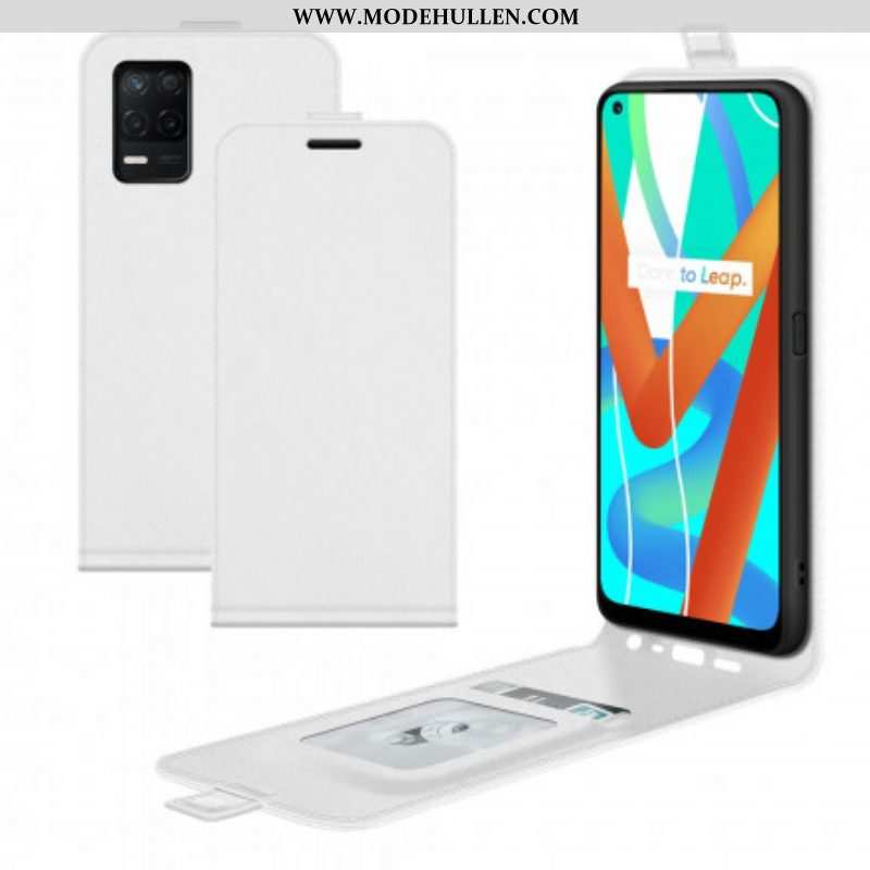 Flip Case Für Realme 8 5G Flip Case Faltender Ledereffekt