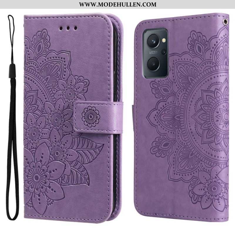 Flip Case Für Realme 9i Mandala-blumen