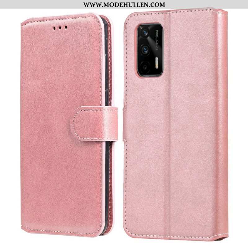 Flip Case Für Realme GT 5G Ledereffekt