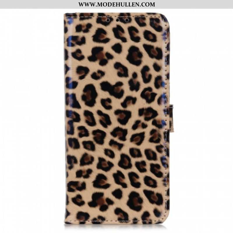 Flip Case Für Samsung Galaxy A13 5G / A04s Leopard