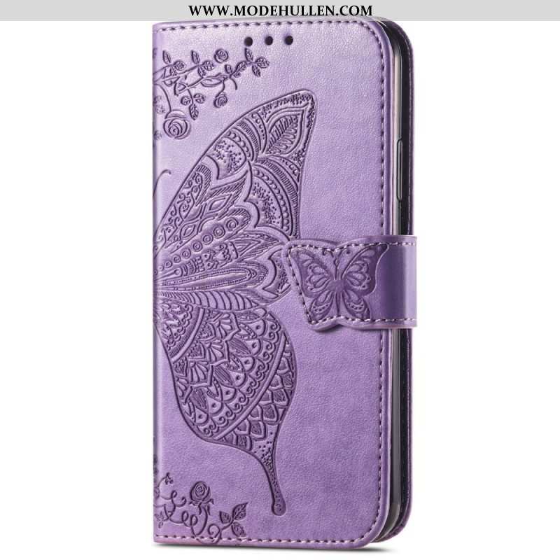 Flip Case Für Samsung Galaxy A13 Halbe Schmetterlinge