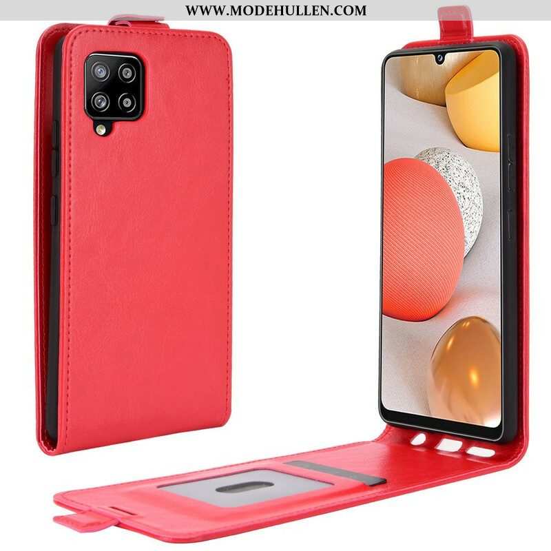 Flip Case Für Samsung Galaxy A42 5G Flip Case Vertikale Klappe In Lederoptik