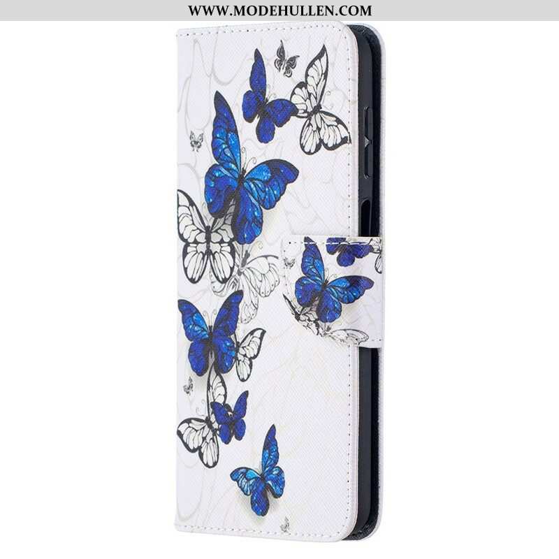Flip Case Für Samsung Galaxy M12 / A12 Schmetterlingskönige