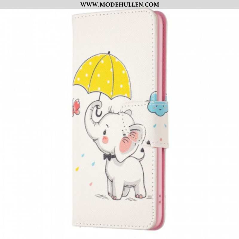 Flip Case Für Samsung Galaxy M23 5G Baby Elefant