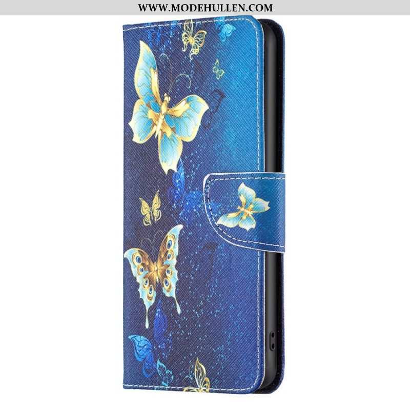 Flip Case Für Samsung Galaxy M23 5G Wunderschöne Schmetterlinge