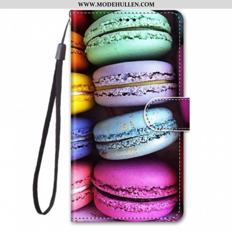 Flip Case Für Samsung Galaxy M53 5G Macarons