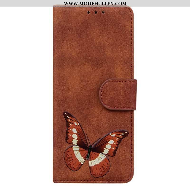 Flip Case Für Samsung Galaxy M53 5G Schmetterling