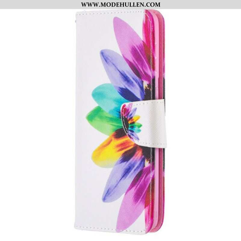 Flip Case Für Samsung Galaxy S21 Plus 5G Aquarellblume