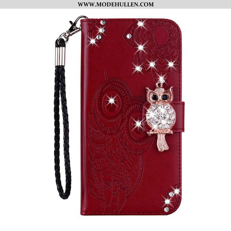 Flip Case Für Samsung Galaxy S21 Plus 5G Eulen-mandala Und Charme