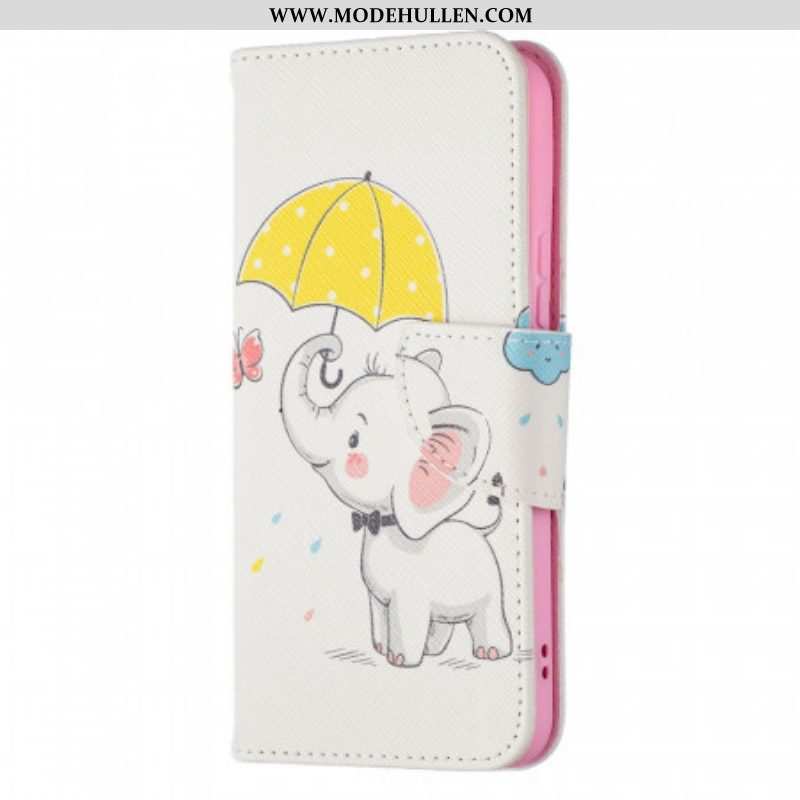 Flip Case Für Samsung Galaxy S22 5G Baby Elefant