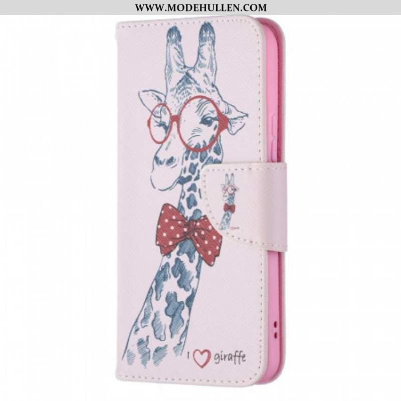 Flip Case Für Samsung Galaxy S22 5G Kluge Giraffe