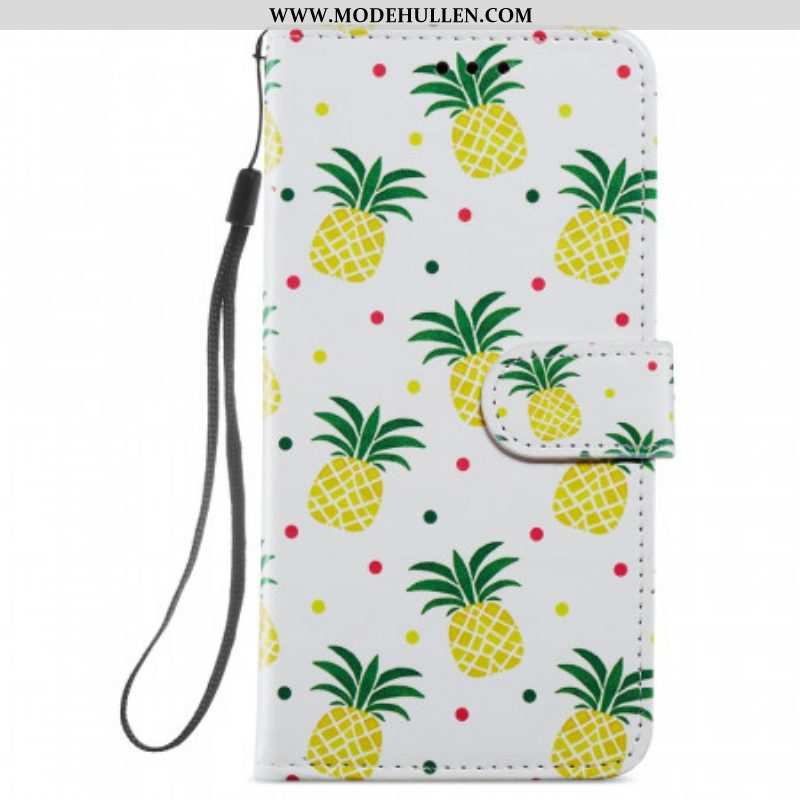 Flip Case Für Samsung Galaxy S22 5G Mehrere Ananas