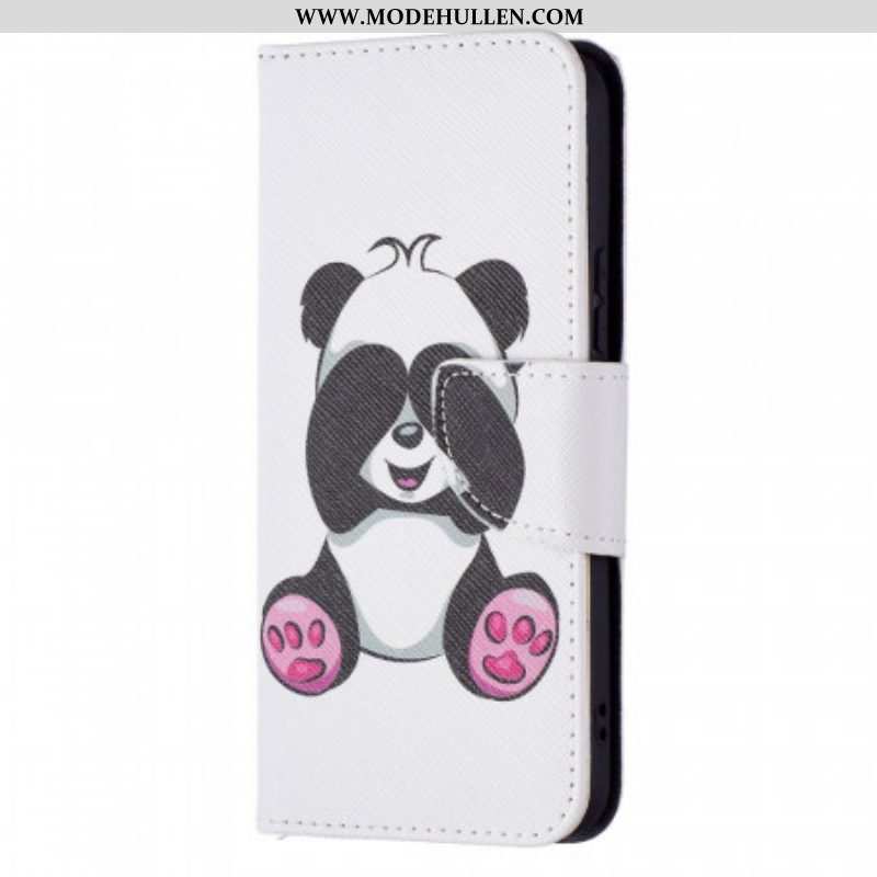 Flip Case Für Samsung Galaxy S22 5G Panda-spaß