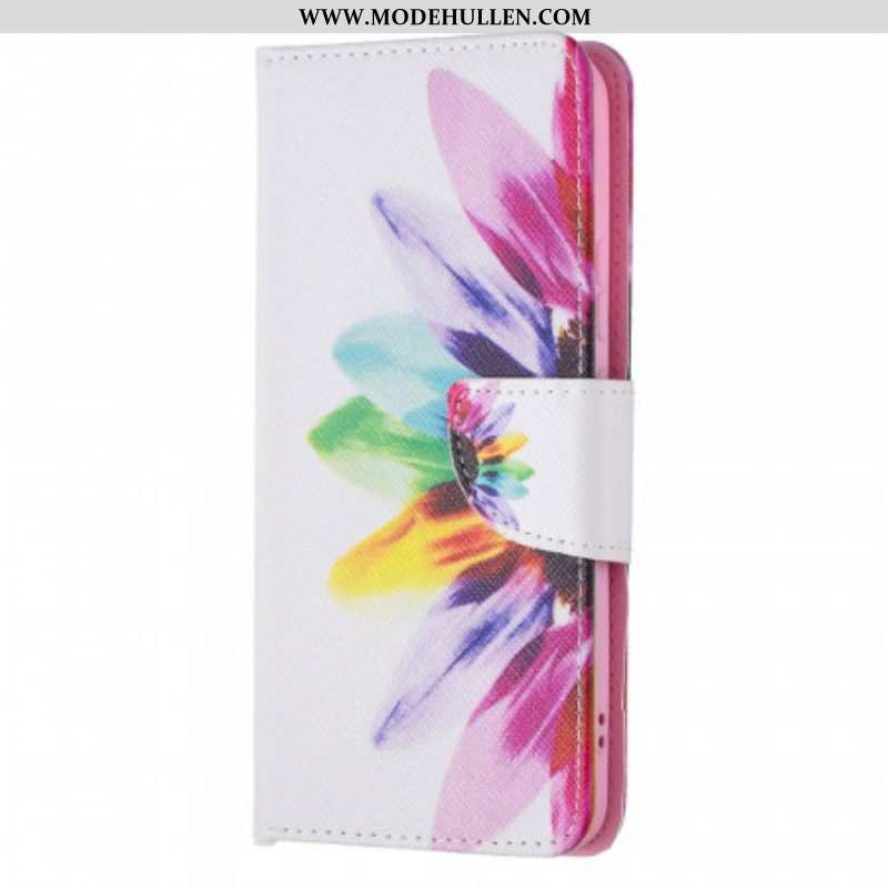 Flip Case Für Samsung Galaxy S22 Plus 5G Aquarellblume