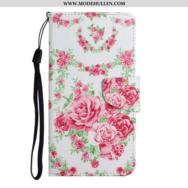 Flip Case Für Samsung Galaxy S22 Plus 5G Liberty Royal Blumen