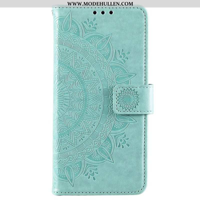 Flip Case Für Samsung Galaxy S22 Plus 5G Sonnenmandala