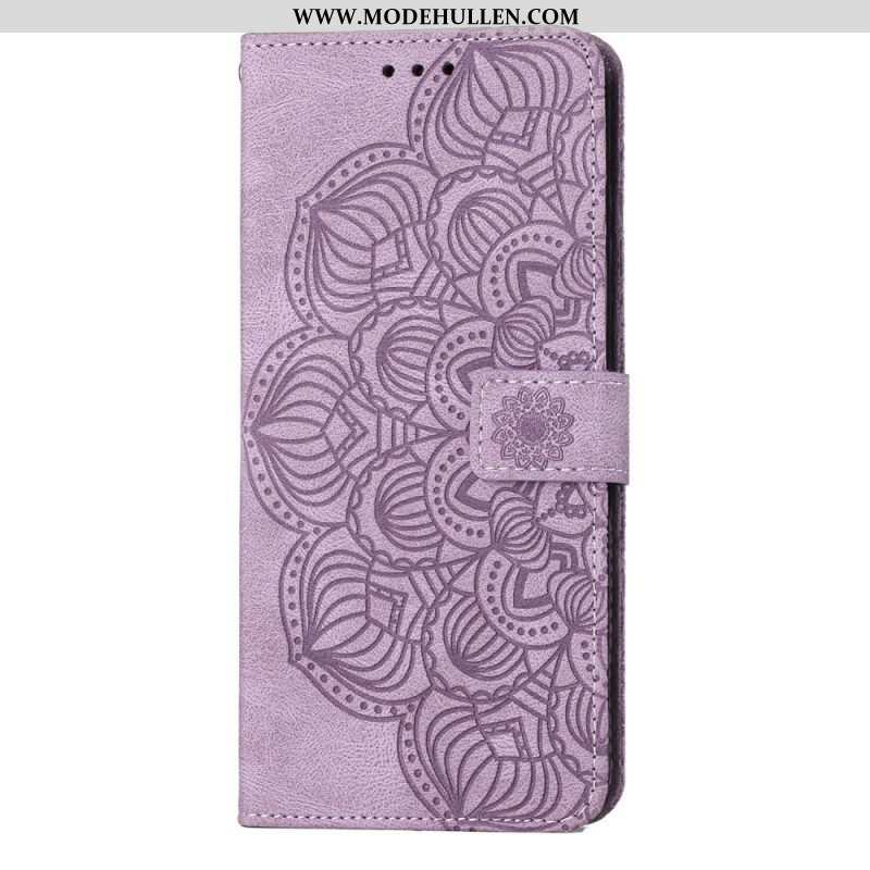 Flip Case Für Samsung Galaxy S23 Plus 5G Mit Kordel Riemchen-mandala