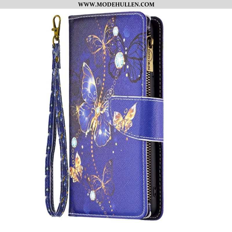 Flip Case Für Samsung Galaxy S23 Ultra 5G Brieftasche Schmetterlings-geldbörse