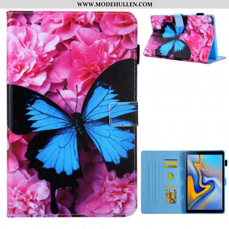 Flip Case Für Samsung Galaxy Tab A7 (2020) Blumenschmetterling