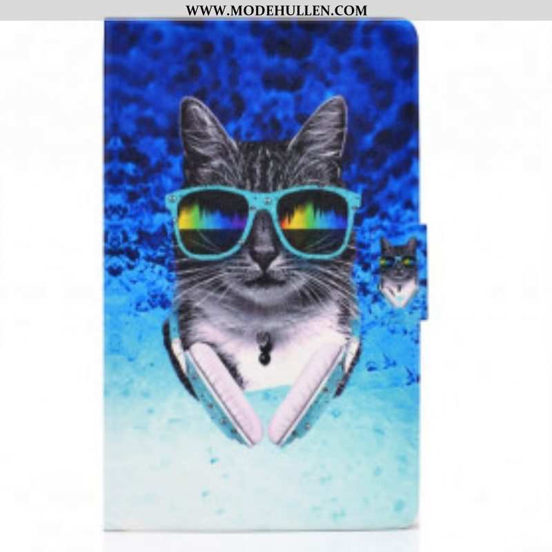 Flip Case Für Samsung Galaxy Tab A7 (2020) Dj Cat
