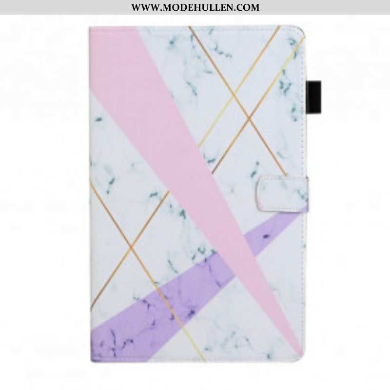 Flip Case Für Samsung Galaxy Tab A7 (2020) Marmorgeometrie