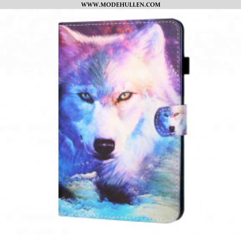 Flip Case Für Samsung Galaxy Tab A7 (2020) Wolf-kunst