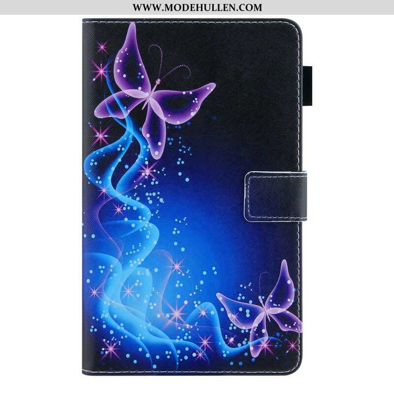 Flip Case Für Samsung Galaxy Tab A7 Lite Bunte Schmetterlinge