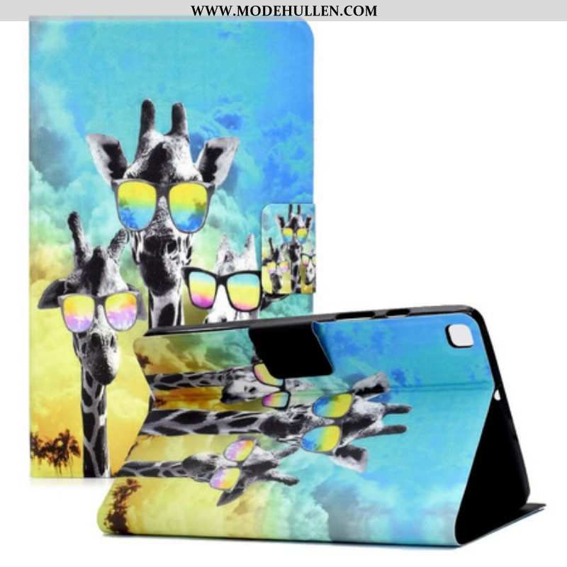 Flip Case Für Samsung Galaxy Tab A7 Lite Funky Giraffen