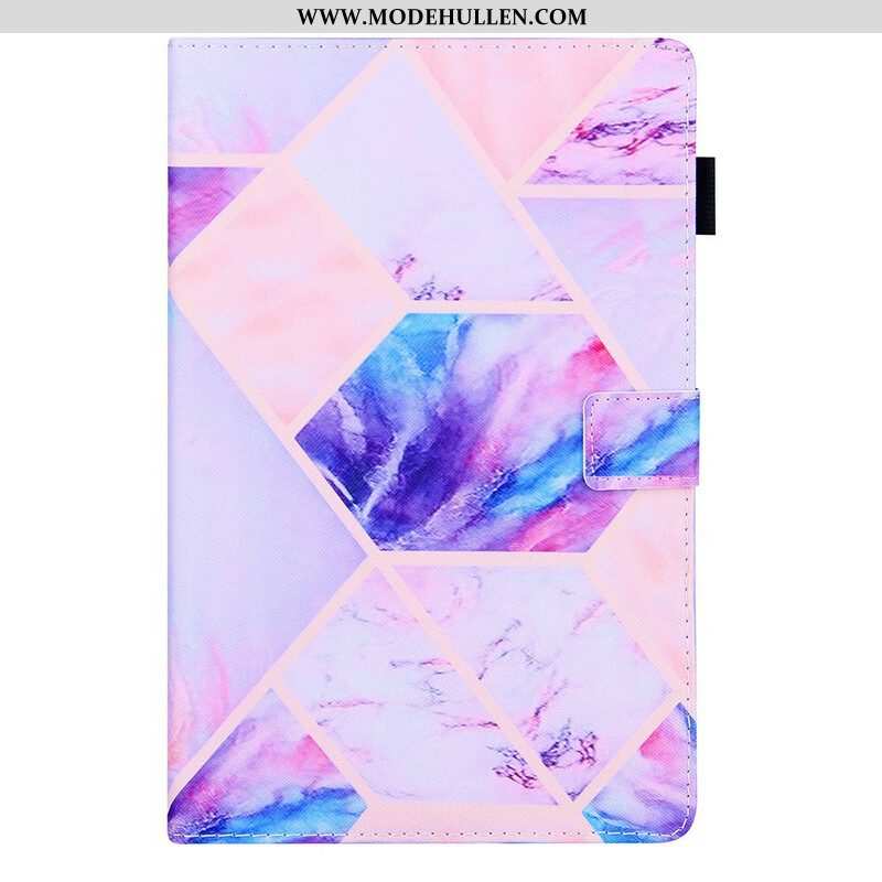 Flip Case Für Samsung Galaxy Tab A7 Lite Marmor-geometrie-design