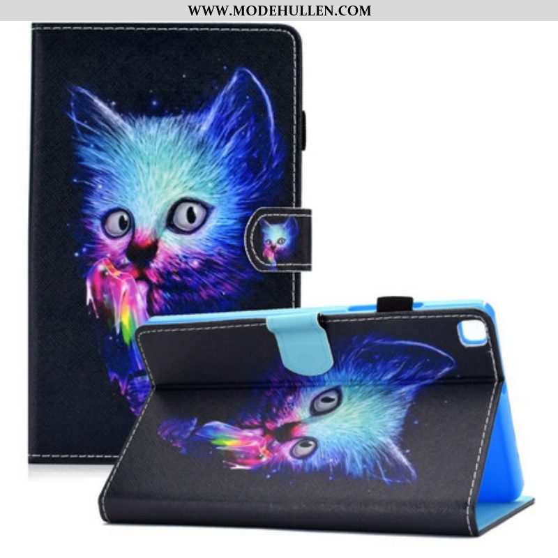 Flip Case Für Samsung Galaxy Tab A7 Lite Psychokatze