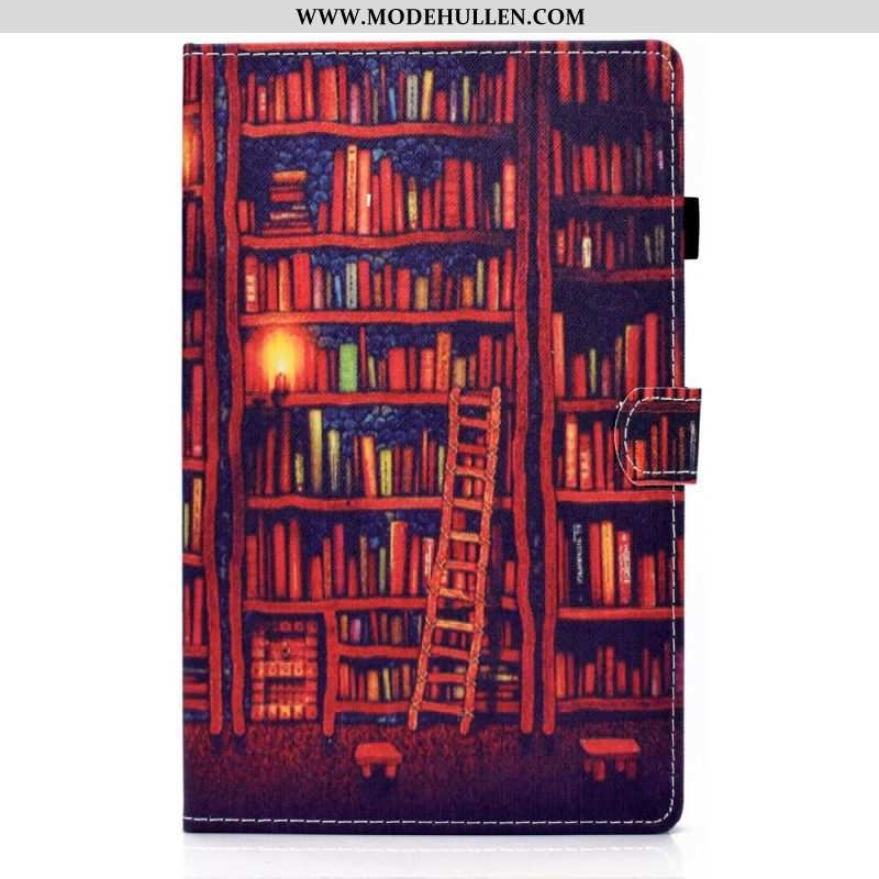 Flip Case Für Samsung Galaxy Tab A8 (2021) Bibliothek