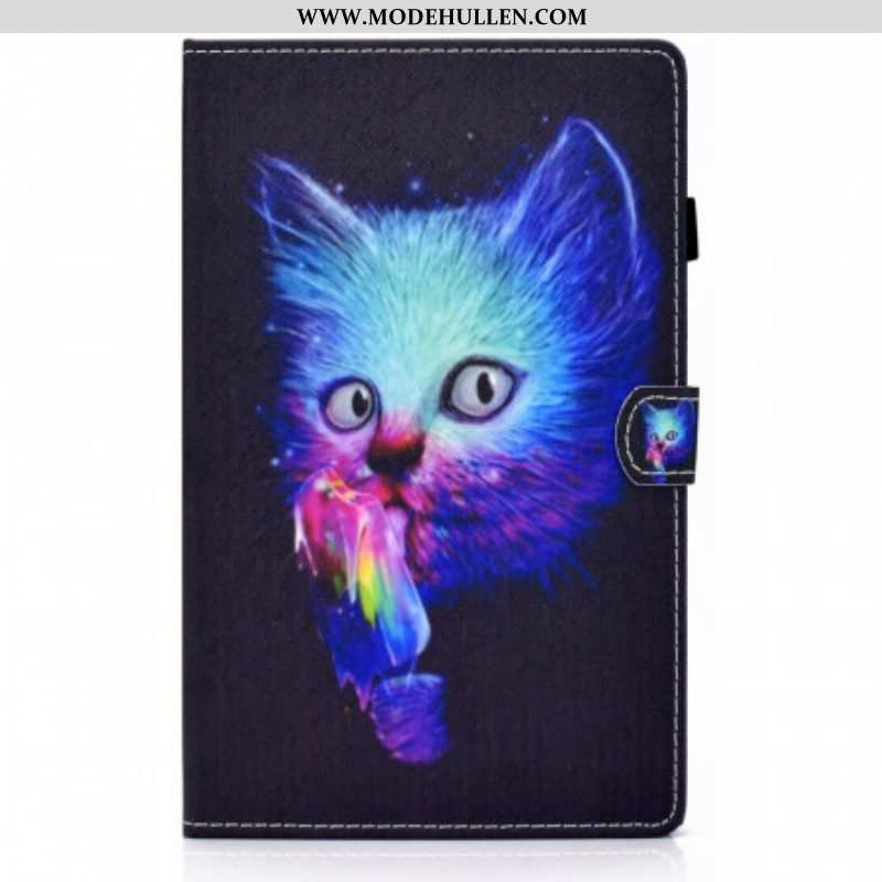 Flip Case Für Samsung Galaxy Tab A8 (2021) Psychokatze