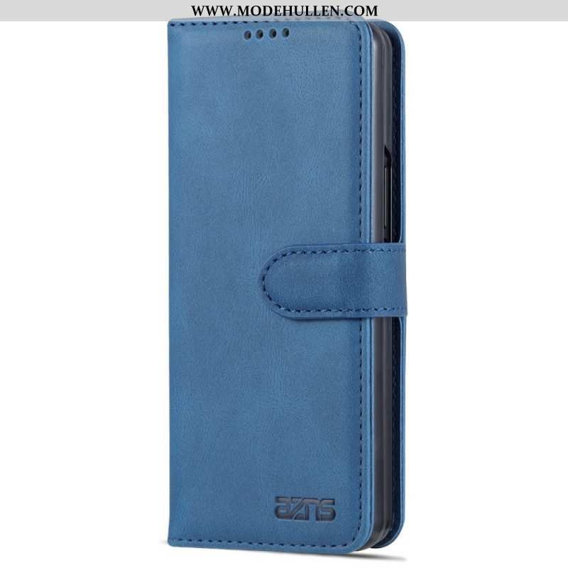 Flip Case Für Samsung Galaxy Z Fold 3 5G Azns Leder-styling